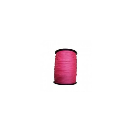 Cordeau tressé rose fluo diamètre 1.5mm 200m